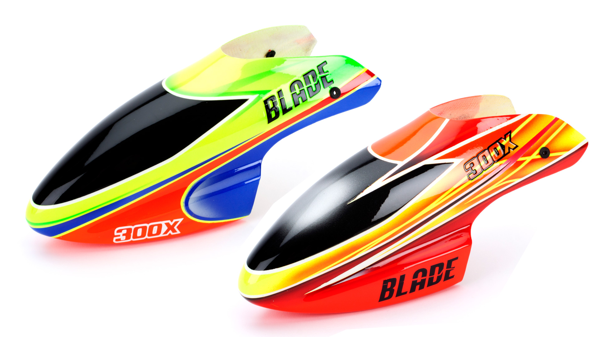 Blade 300X: GFK Haube Grün / Orange