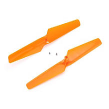 Blade 180 QX HD: Propeller rd,  Orange (2)