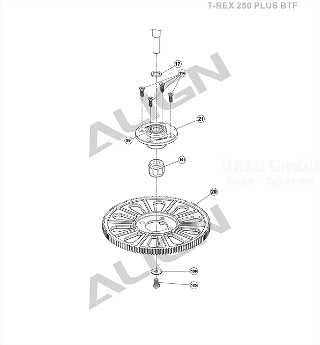 TREX 250 Plus - Antrieb: 