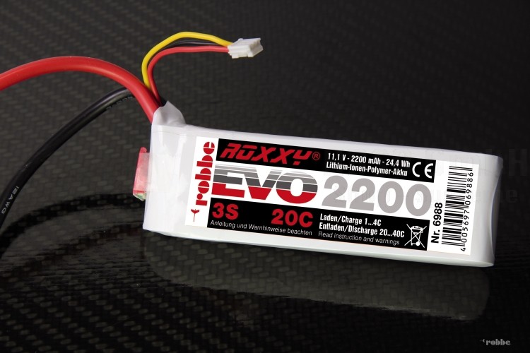 LiPo-Akku ROXXY® Evo 3-2200 20C