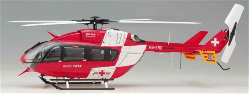 SRB EC145 lackiert REGA ARTF 4-Blatt o B/C