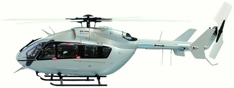 SRB EC145 Rumpfbausatz für Quark SG silber