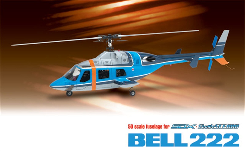 BELL 222 grau / blau / orange für SDX