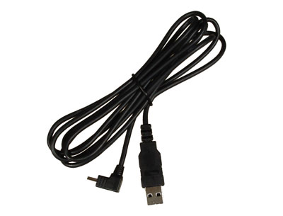 Mini USB-Kabel mit 90° Winkelstecker