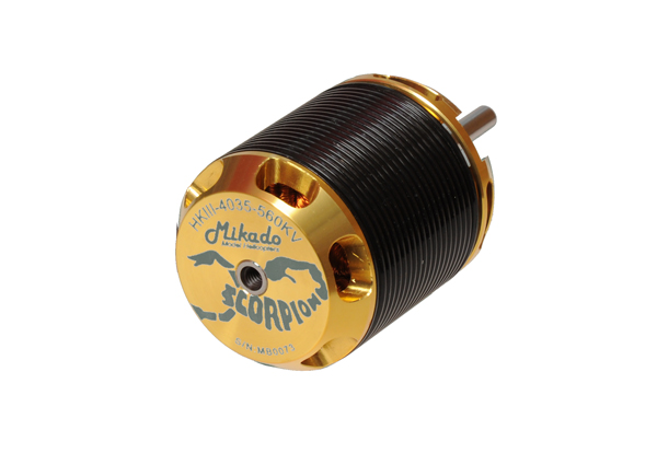 Motor Scorpion HKIII 4035-560 Kv  LOGO 600/SX