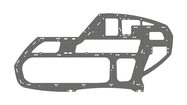 Seitenteil rechts 1,5mm,  LOGO 700  XXtreme