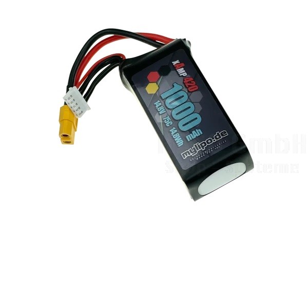 Lipo Akku 1000mAh 14,8V 75C XT60 (F5J)