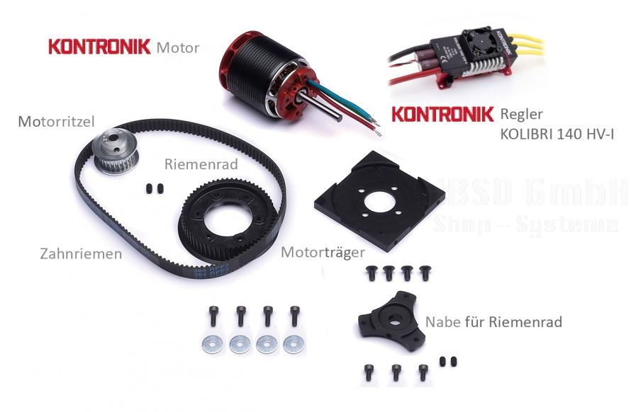 Antriebsset f?r Elektromechanik