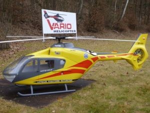 Rumpfbausatz EC 135 mit Turbinenmechanik und Fenestron