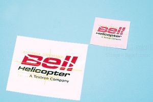 Bell Helicopter Transfersticker