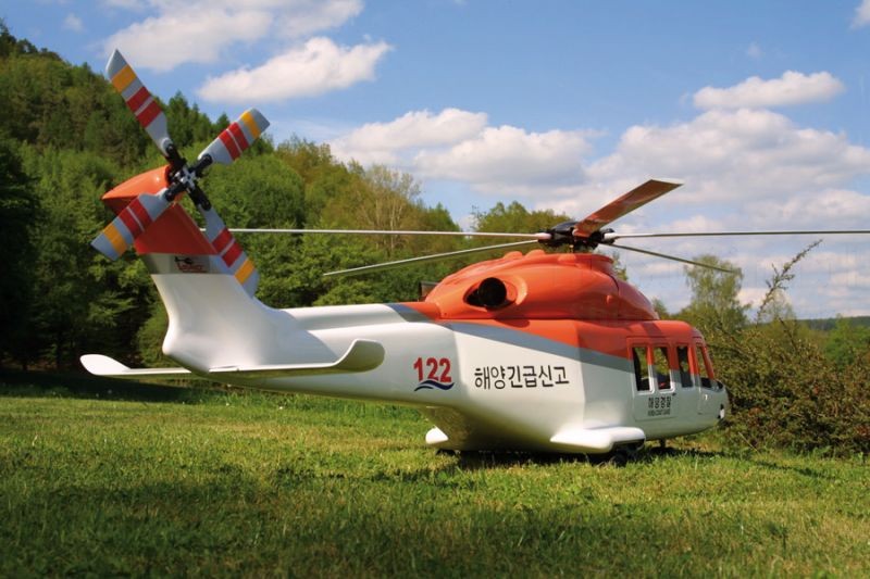 Rumpfbausatz AW 139 f?r Elektro / Benzin