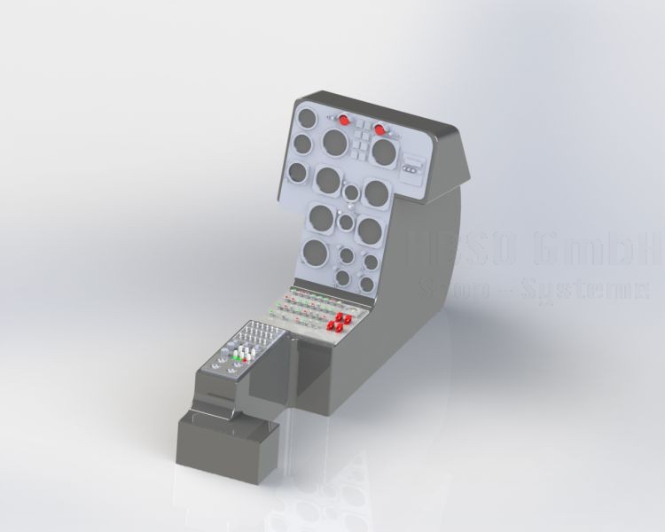 Cockpitinstrumente BO 105 1:5 upgrade kit