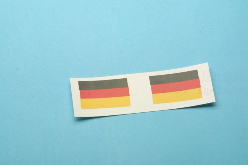 Deutschlandflagge gro? Set (Aufkleber)