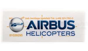 Airbus Helicopter Blau Transfersticker
