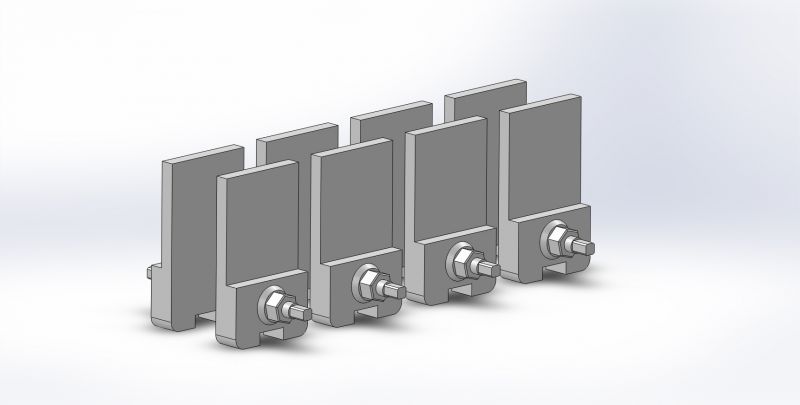 Landegestell Befestigung x8 1:4