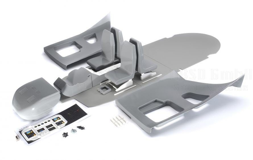 Cockpit mit Innenverkleidung H145 T2