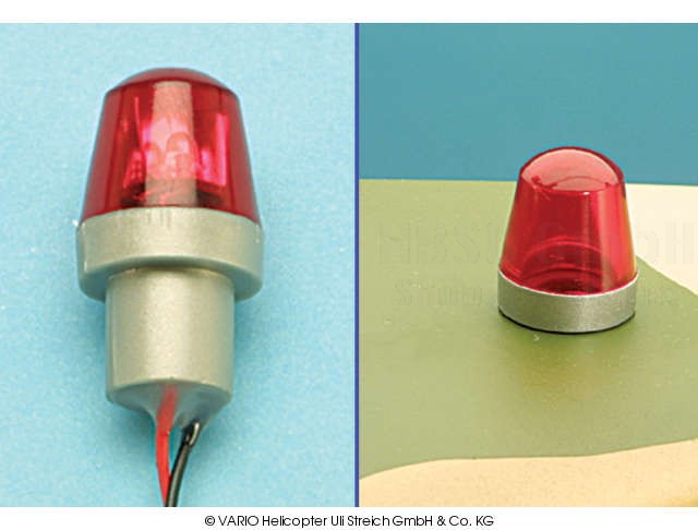 Antikollisionslicht mit roter Abdeckung