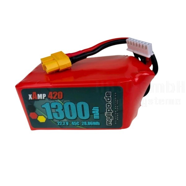 Lipo Akku 1300mAh 22,2V 45C/90C XT60