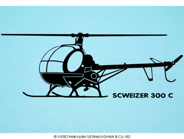 Aufkleber Schweizer 300C schwarz