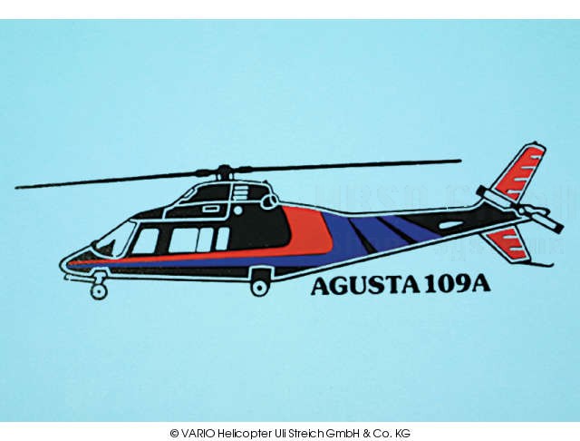 Autoaufkleber Agusta schwarz