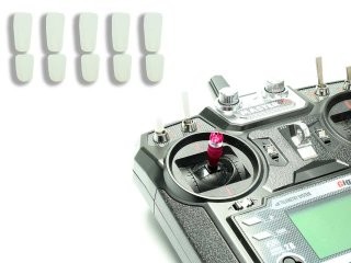 Schalterkappen aus Silikongummi weiss 5x kurz  u. 5x lang