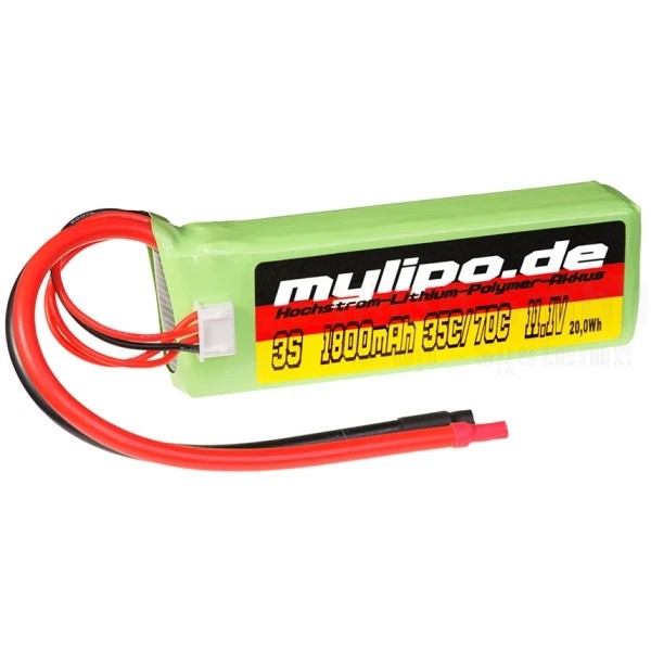 Lipo Akku 1800mAh 11,1V 35C/70C