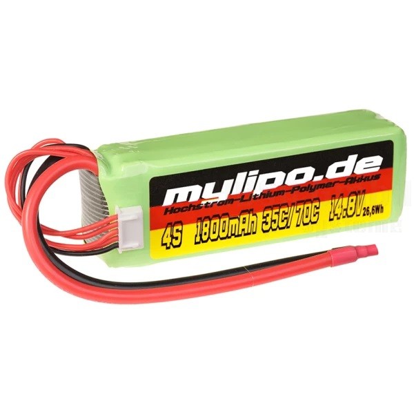 Lipo Akku 1800mAh 14,8V 35C/70C