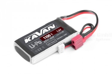 KAVAN Li-Po 1100mAh/7,4V 30C + Dean T