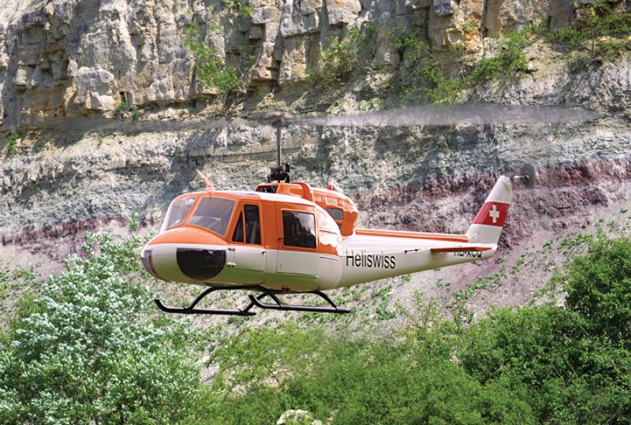 Rumpfbausatz Bell 204 UH-1B 1:7 für Benzin