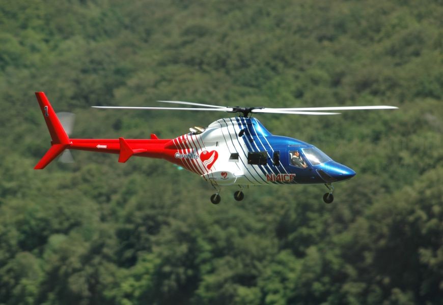 Rumpfbausatz Bell 430 1:7 für Elektro