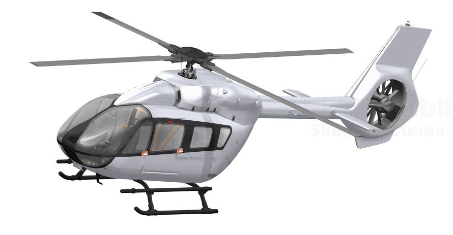 Rumpfbausatz EC 145 XL H145 1:4 für Elektro