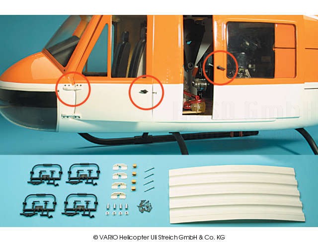 T?r-Beschlagsatz Bell 204 UH-1B