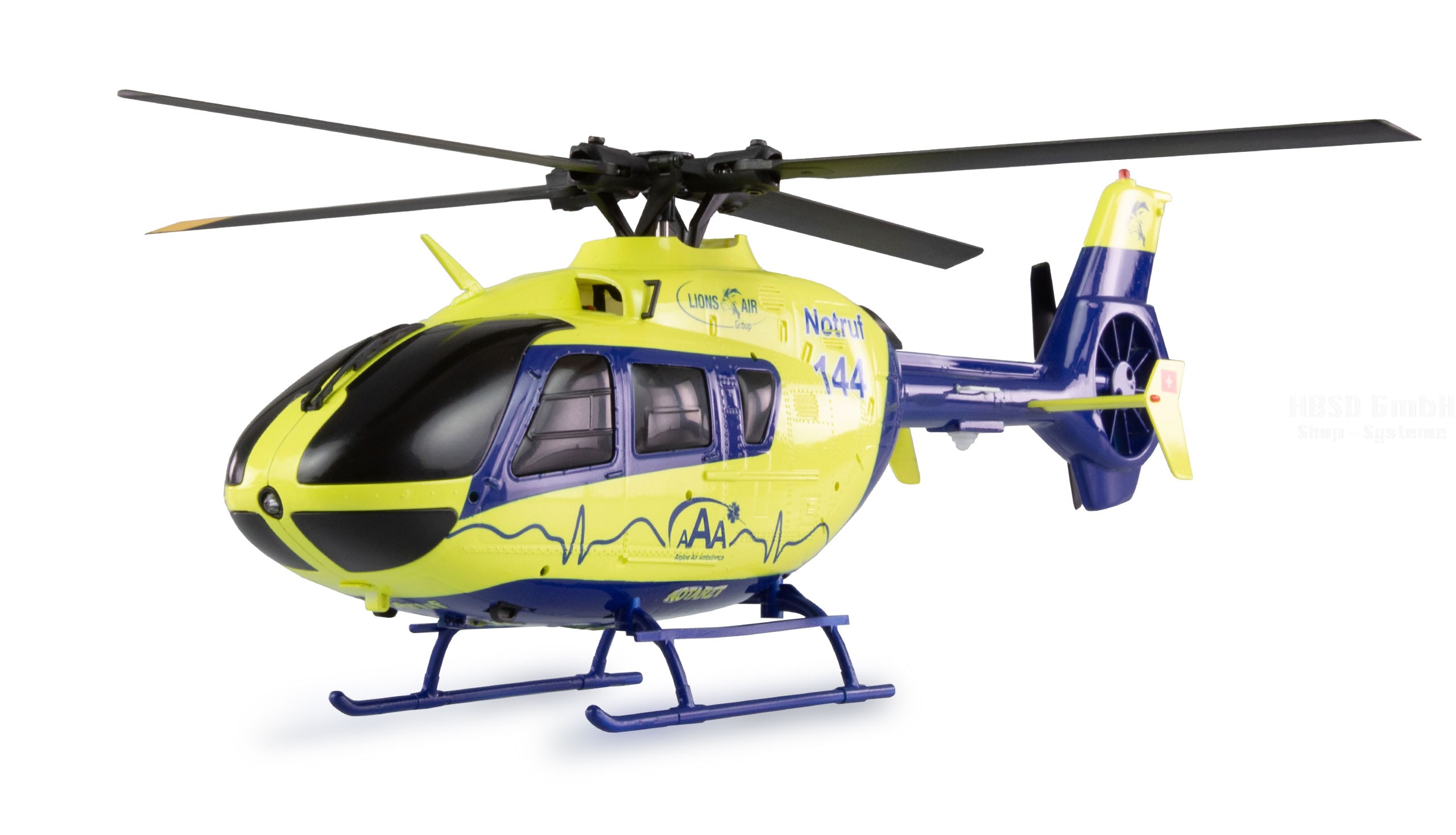 135 PRO Alpine Air Ambulance Helikopter 6-Kanal 6G RTF - AFX