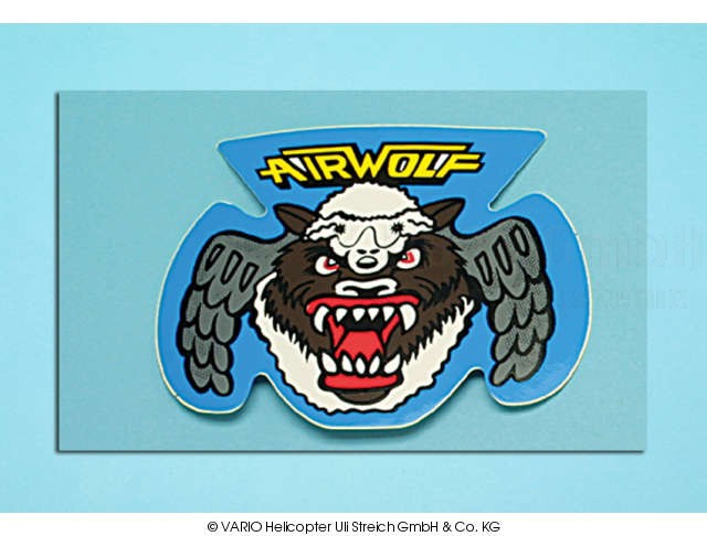 Aufkleber AIRWOLF Emblem