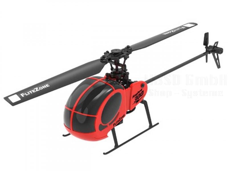 Hughes 300 Helicopter (rot) RTF