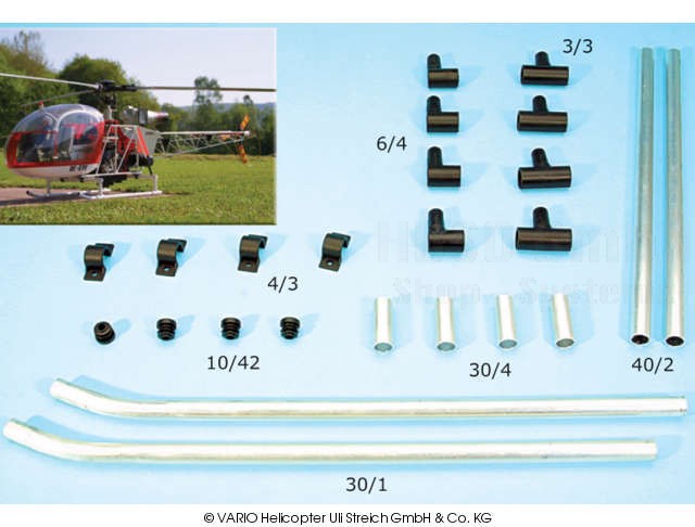 Kufenlandegestell Alouette II