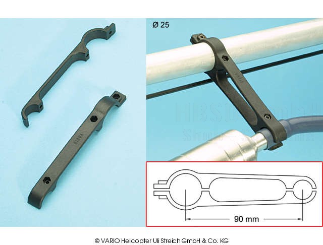 Resorohrhalter, 2teilig