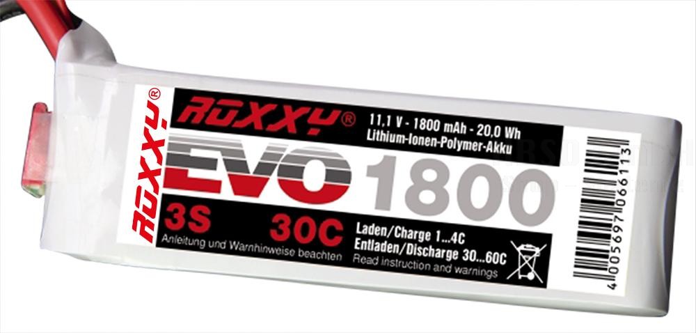 ROXXY EVO LiPo 2 - 1800 30C