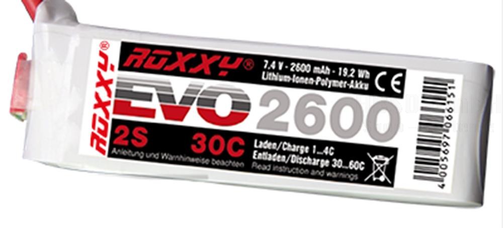 ROXXY EVO LiPo 2 - 2600 30C mit/with BID-Chip