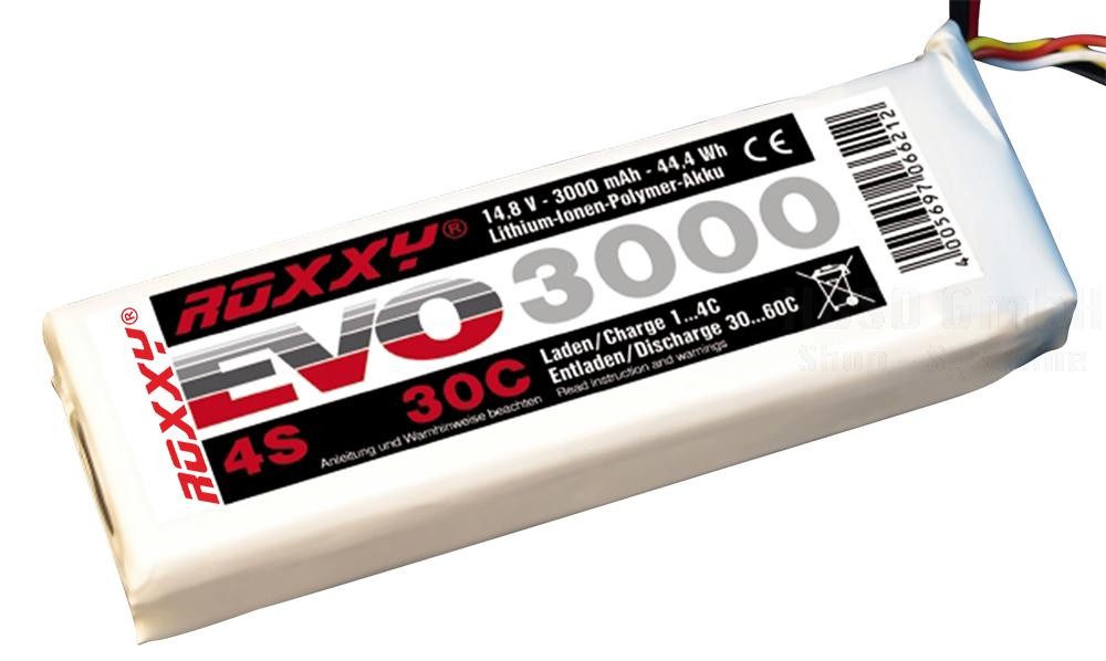 ROXXY EVO LiPo 4 - 3000 30C mit/with BID-Chip