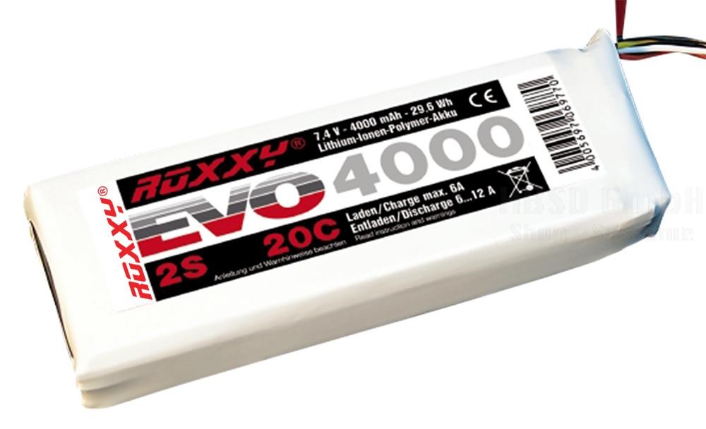 ROXXY EVO LiPo 2 - 4000 20C mit/with BID-Chip