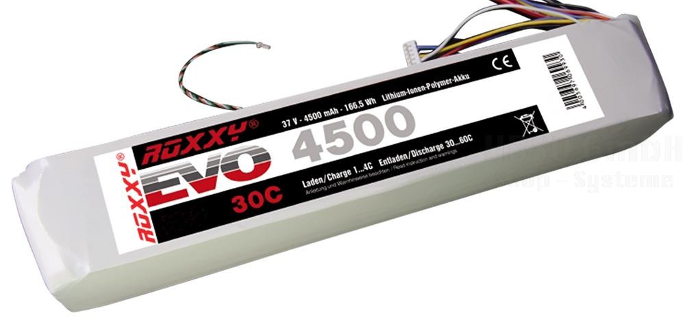 ROXXY EVO LiPo 12 - 4500 30C mit/with BID-Chip