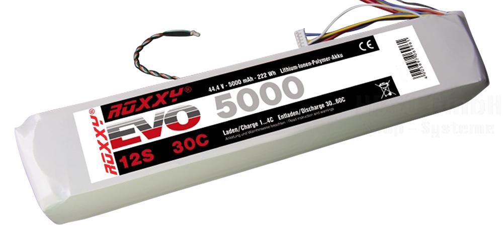 ROXXY EVO LiPo 12 - 5000 30C mit/with BID-Chip