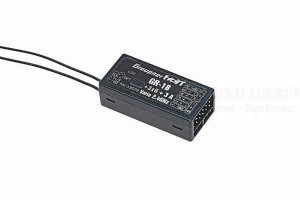 Graupner GR-18 HoTT+3xG +3A+VARIO 2,4GHZ HOTT EMPFÄNGER