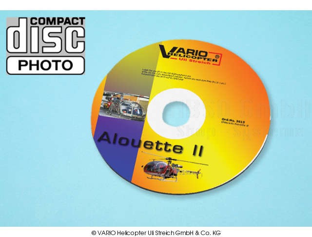 Bildersatz Alouette II auf CD