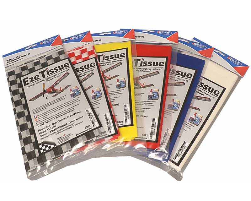 EZE Tissue Bespannpapier Box mit 10 Packs sortiert