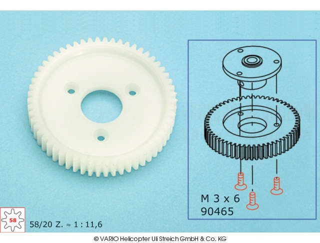 Zahnrad 58 Z?hne