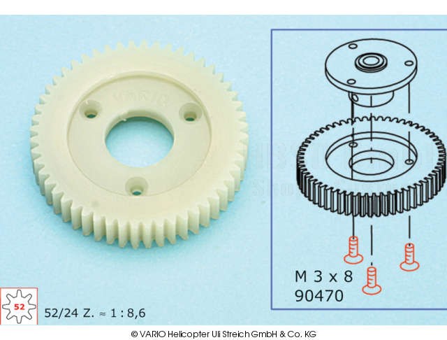 Zahnrad 52 Z?hne