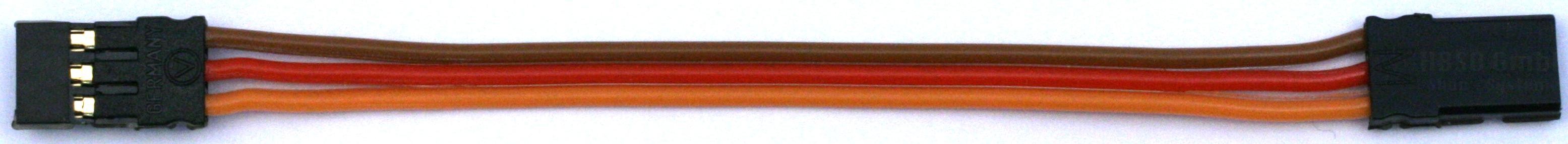 Patchkabel JR, 15 cm, 0,25 mm², PVC-Litze, flach