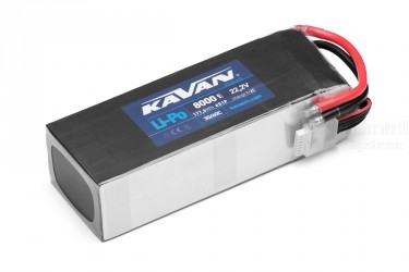 KAVAN - Li-Po 8000mAh/22,2V 30/60C, 177,6Wh